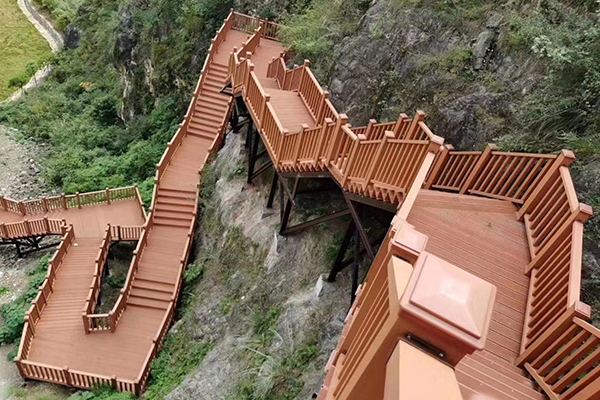 户外木塑地板应用案例